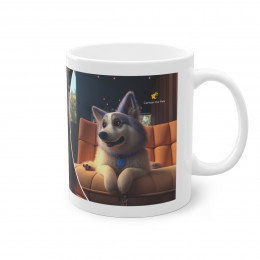 Personalised Pet Mug with Pet Portrait