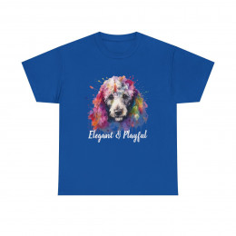 Poodle - "Elegant and Playful" t-shirt Unisex Heavy Cotton Tee