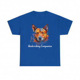Australian Cattle Dog - "Hardworking Companion" t-shirt Unisex Heavy Cotton Tee
